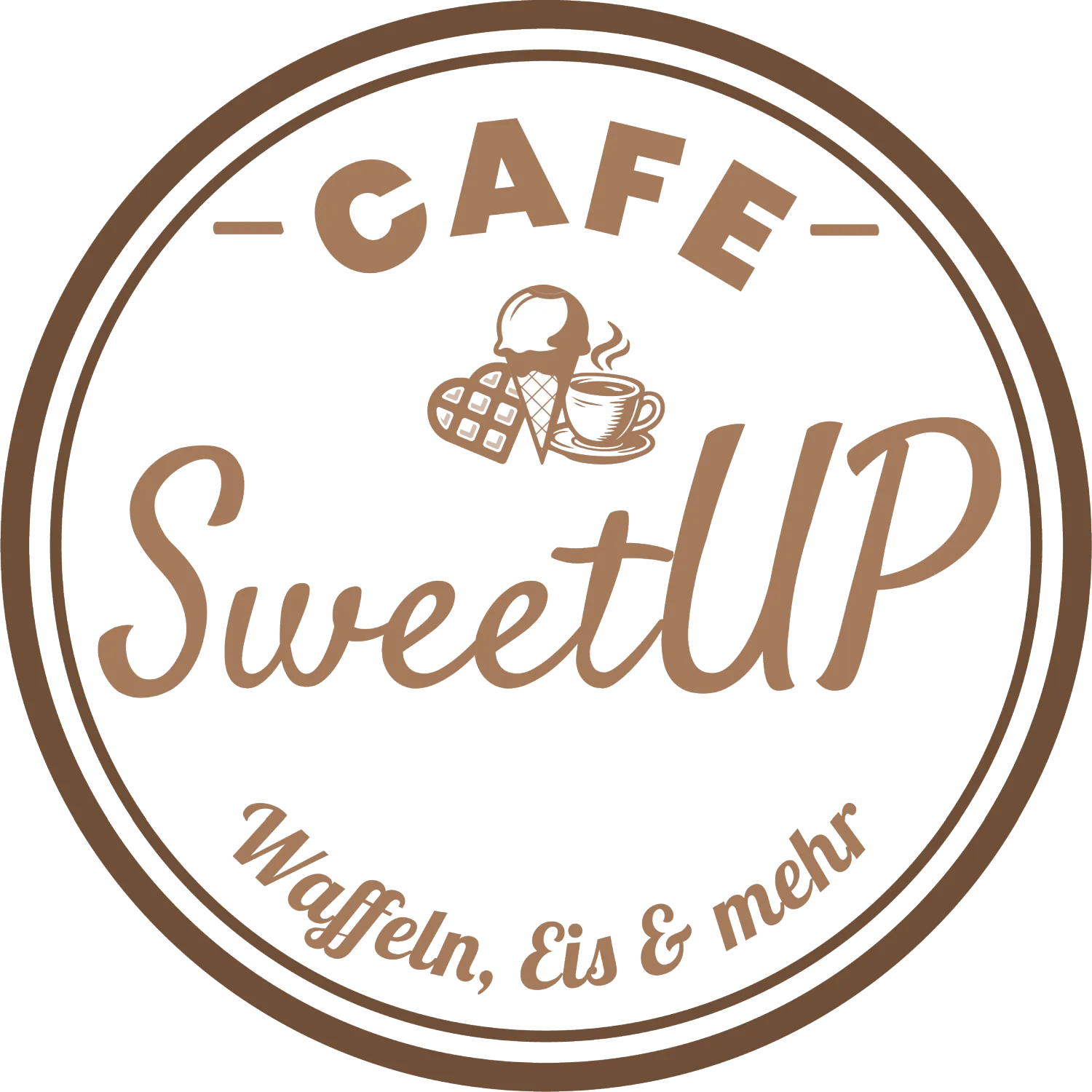 Cafe SweetUP - Handgemachte Waffeln & Kaffee - Logo